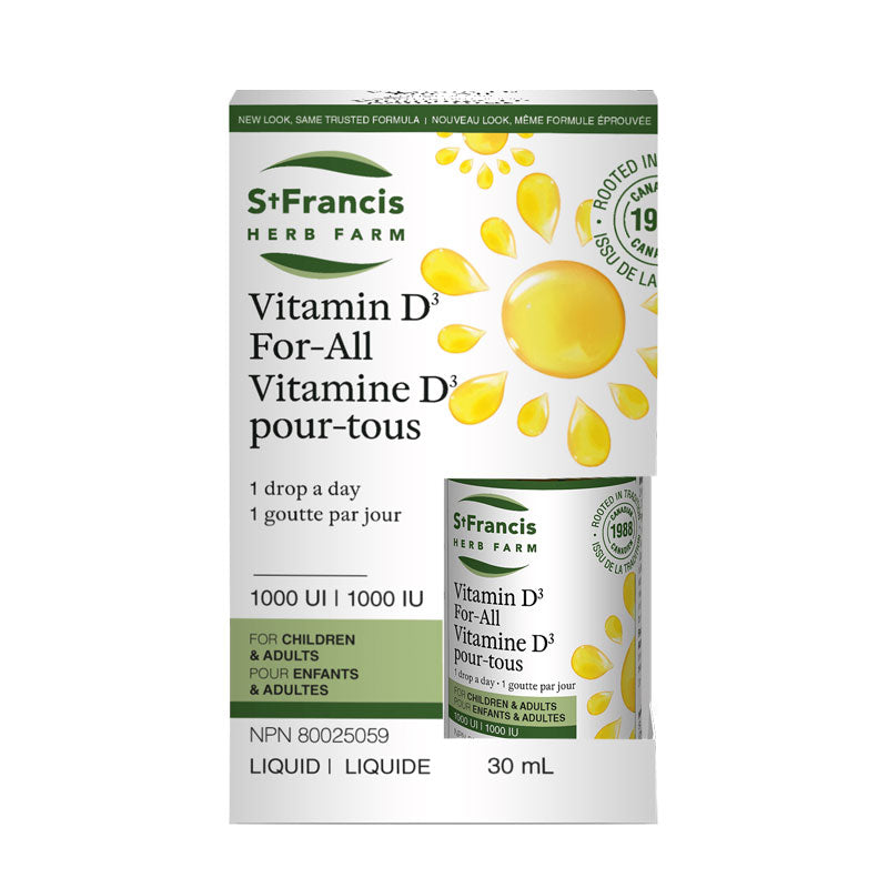 StFrancis Vitamin D for All 30ml Liquid