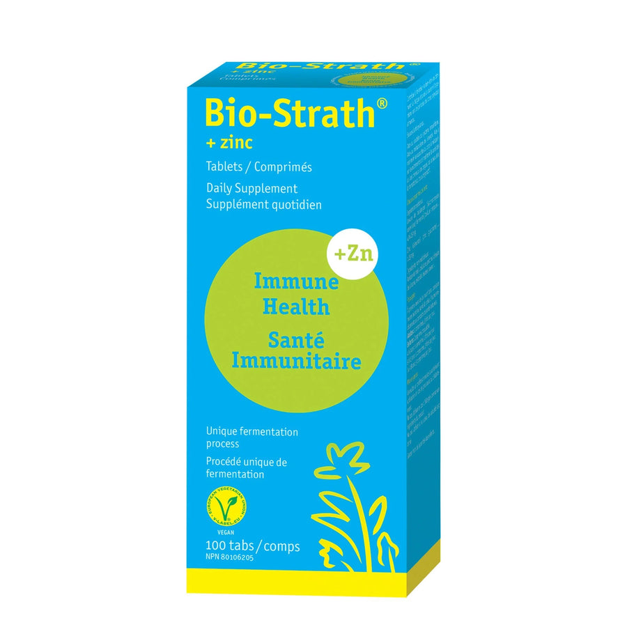 Bio-Strath Immune Health + Zinc 100 Tablets