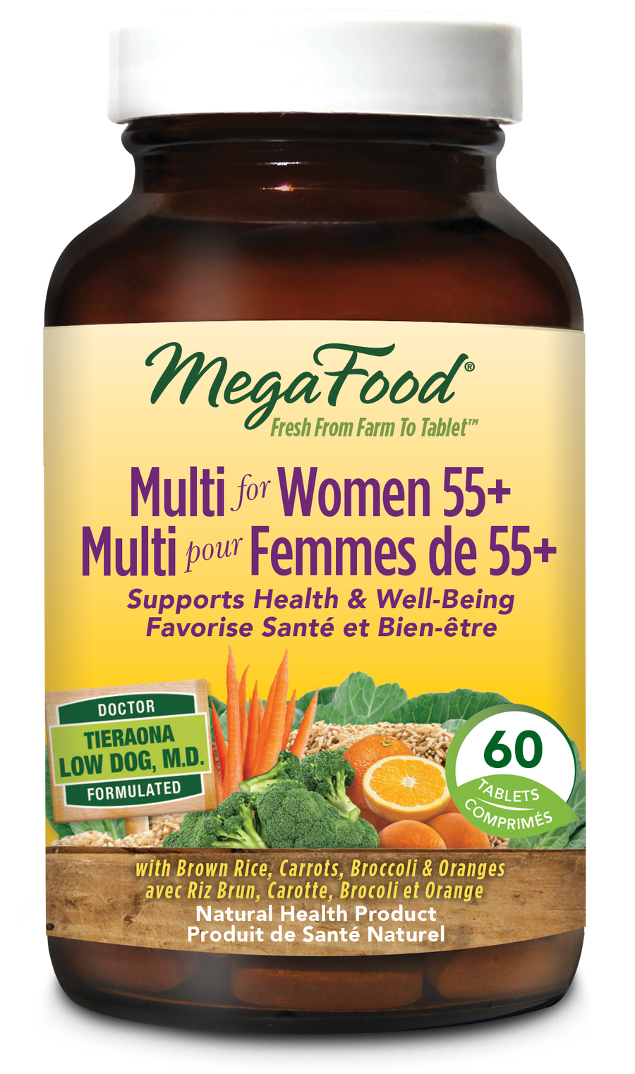 Mega Food Multi For Woman 55+ 60 Tablets
