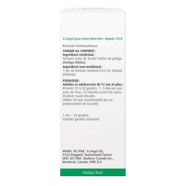 A.Vogel Ginkgoforce 50ml Tincture