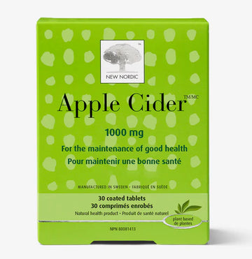New Nordic Apple Cider 1000mg 30 Coated Tablets