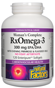 Natural Factors Women's Complete RxOmega-3 300 mg 120 Softgels
