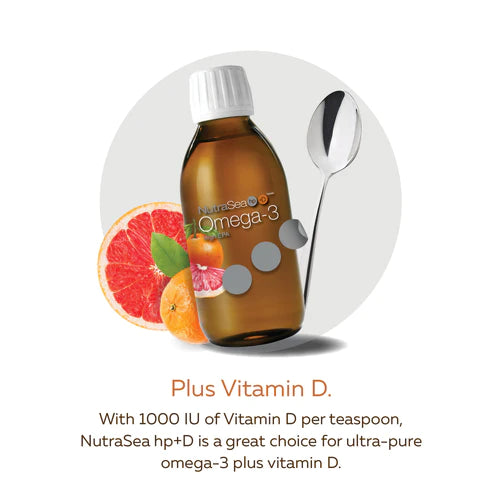 Nature's Way NutraSea HP +D 500ml Liquid Grapefruit Tangerine Flavour