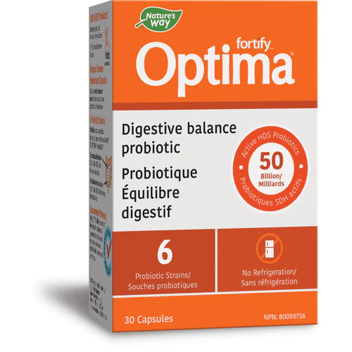 Nature's Way Fortify Optima Digestive Balance Probiotic 30 Capsules