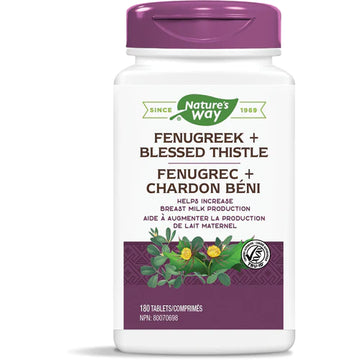 Nature's Way Fenugreek + Blessed Thistle 180 Tablets