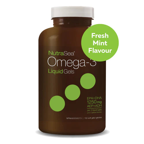 NutraSea Omega-3 150 Softgels Fresh Mint Flavour