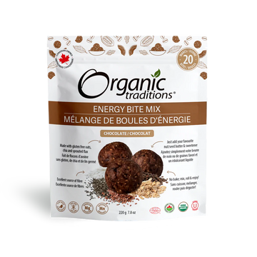 Organic Traditions Chocolate Energy Bite Mix 220g