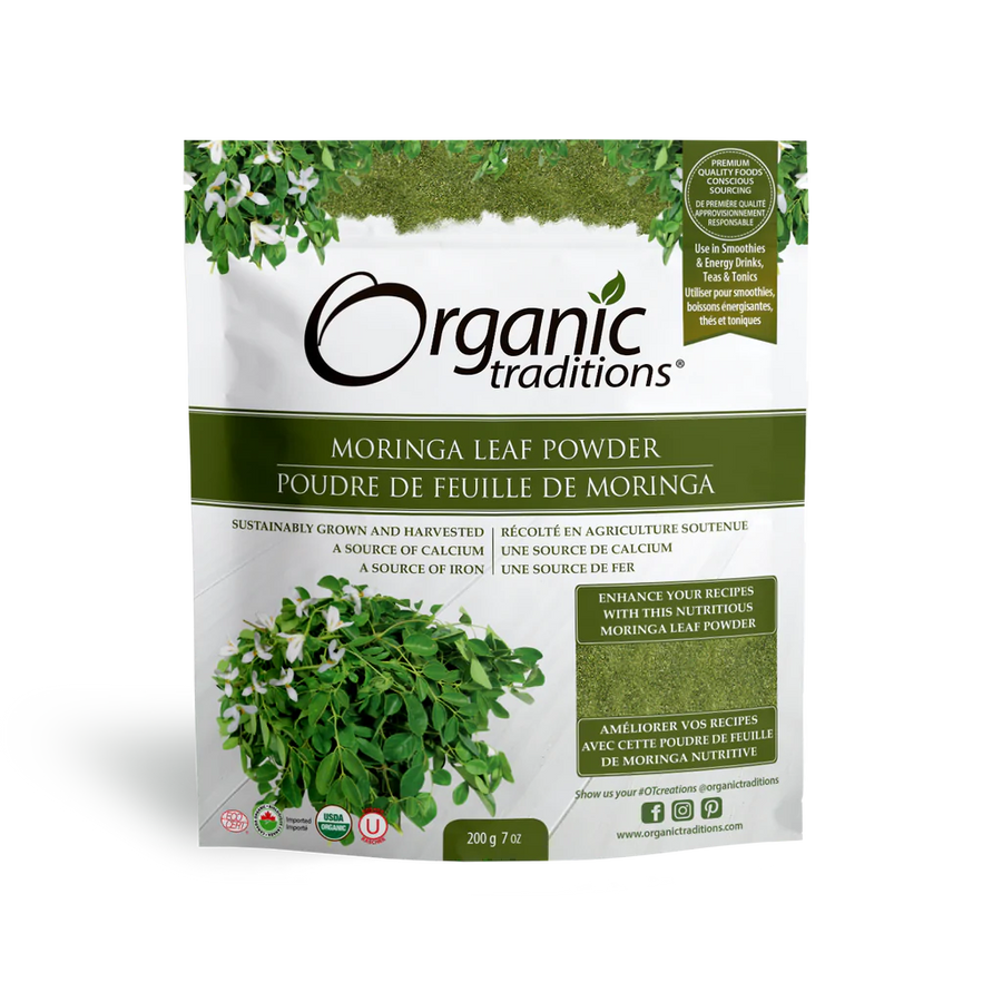 Organic Traditions Moringa Leaf 200g Powder