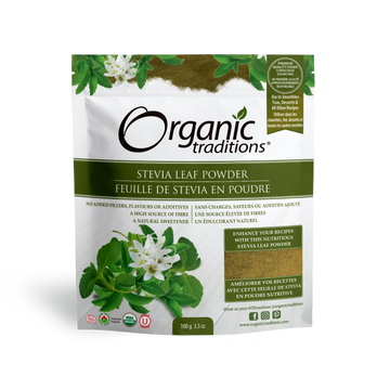 Organic Traditions Green Leaf Stevia 100g Powder