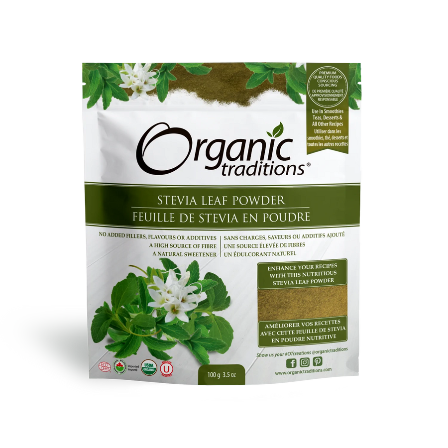 Organic Traditions Stevia Leaf 100g Powder