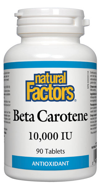 Natural Focus Beta Carotene 10,000 IU 90 Tablets