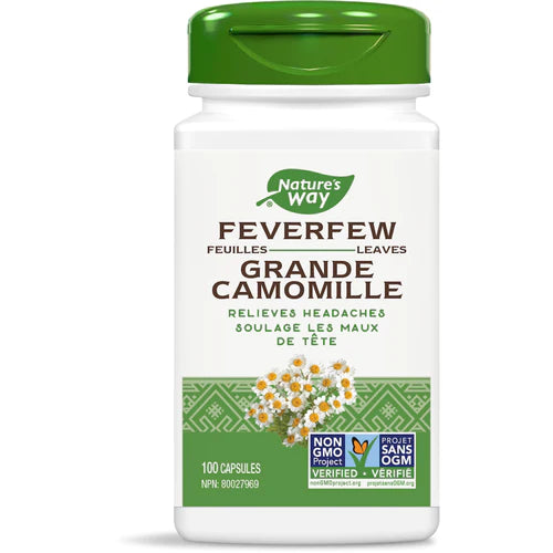 Nature's Way Feverfew Leaves 100 Capsules