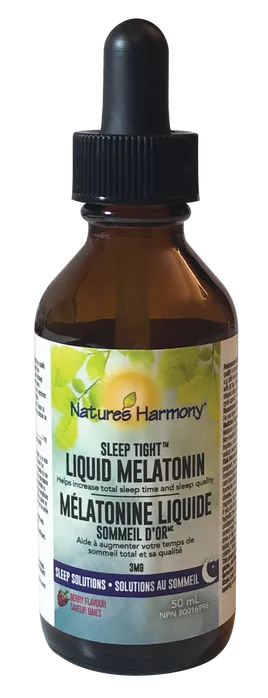 Nature's Harmony Sleep Tight Melatonin 3mg 50ml Dropper
