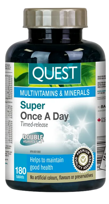 Quest Super Once A Day Timed-release 180 Tablets
