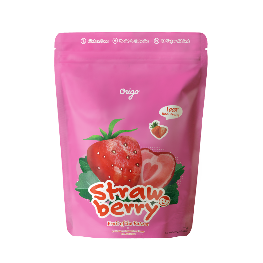 Origo Freeze Dried Strawberry 20g