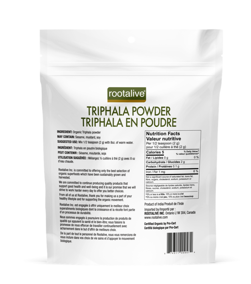 Rootalive Organic Triphala 200g Powder