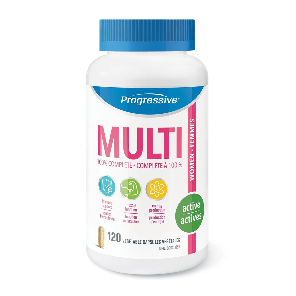 Progressive Multi for Active Women 120 Veg. Capsules