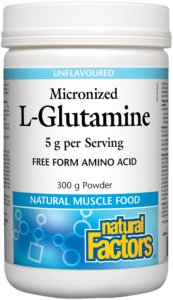 Natural Factors Micronized L-Glutamine 300 g Powder