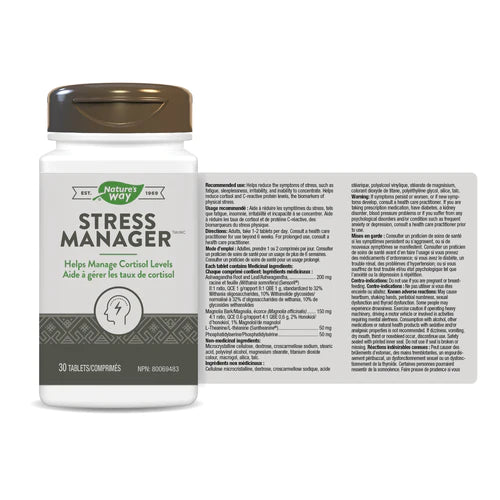 Nature's Way Stress Manager 30 Tablets