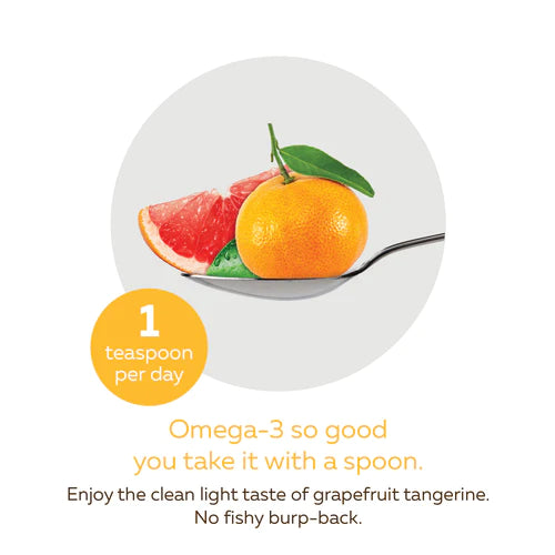 NutraSea +D Omega-3 Liquid Grapefruit Tangerine Flavour 200ml