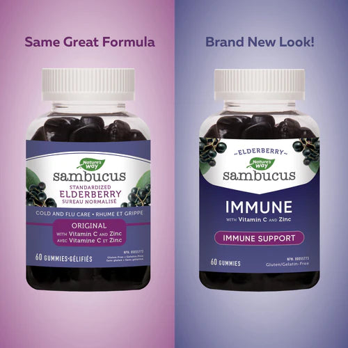 Nature's Way Sambucus Immune Support 60 Gummies