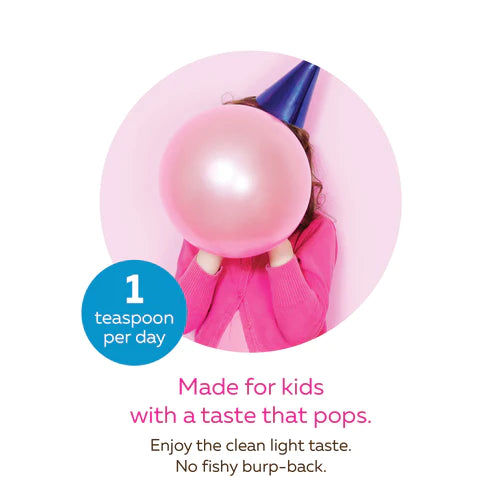 Nature's Way NutraSea Kids Omega-3 Liquid Bubblegum Flavour