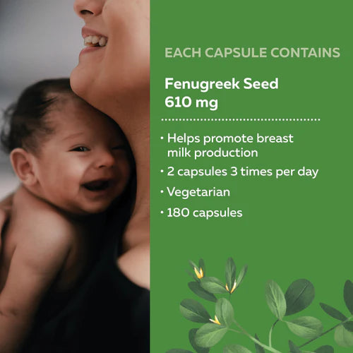 Nature's Way Fenugreek Seed 180 Capsules